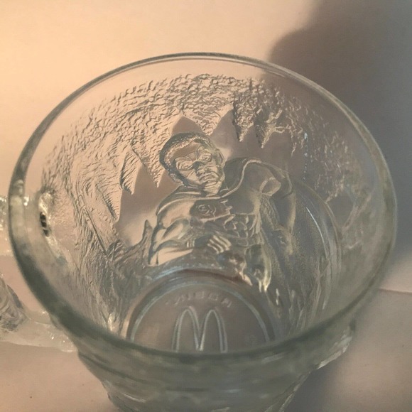 VINTAGE-McDonald's Batman Forever "Robin" Glass Cup/Mug DC Comic 1995 *RARE - Picture 10 of 12